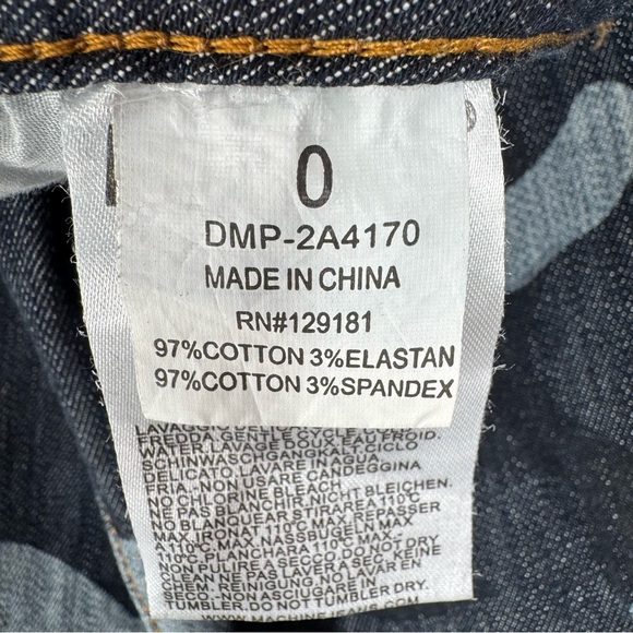 Machine Blue Camo Skinny Jeand Women’s Size 25 - Picture 11 of 11
